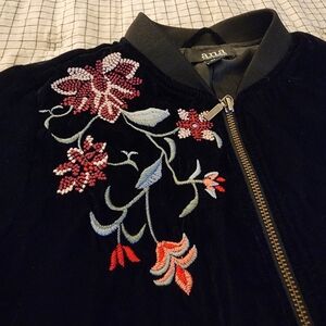 a.n.a Black Embroidered Women's Jacket